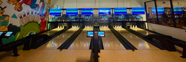 duckpin bowling at Wandering Monsters